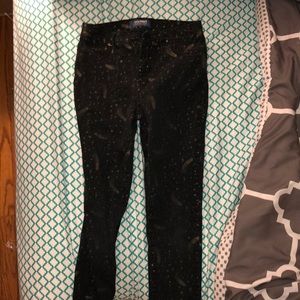 BLACK STARRED JEANS